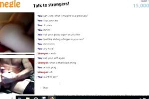 omegle fun with redhead and perv