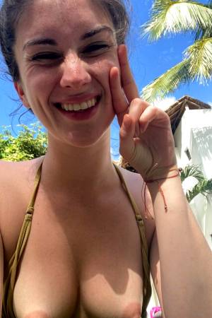 Nude Selfie At The Pool