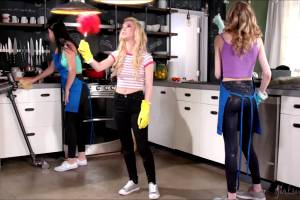 Alina Lopez, Kenzie Reeves, Mackenzie Moss – Nasty Cleaning Crew