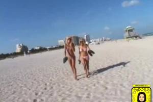 Ashlynn Brooke And Tiffani Thompson Are Picked Up In Miami Beach, And Have A Hot Foursome