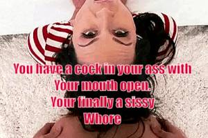 Brunette Anal Mouth Open Sissy Caption