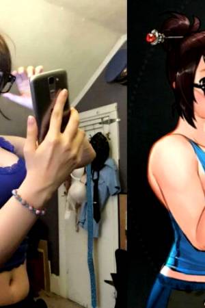 Overwatch Mei cosplay babe