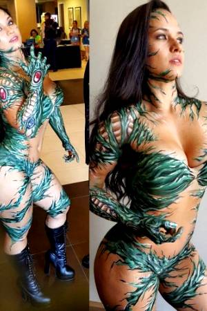 Witchblade Bodypaint By Renee Enos